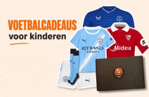 Voetbalcadeaus voor kinderen met officiële voetbalshirts, een compleet tenue en een Mystery Kit Kids Box
